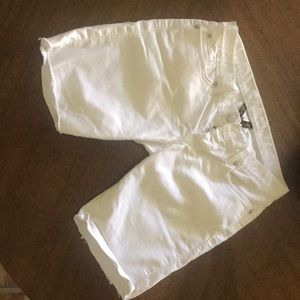 Lucky Brand cut-off white Jean shorts